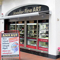 Juwelier Fine ART - Filiale in Moers Steinstraße 24 